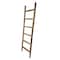 Barnwoodusa Rustic Farmhouse 6ft Reclaimed Wood Decorative Ladder (Weathered Gray) 855490008063 - alternate 1